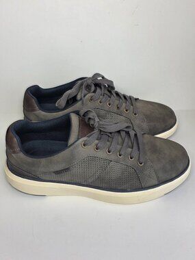 Crown Vintage Gray Casual Sneakers Mens 8.5W Lace Up Comfort Shoes